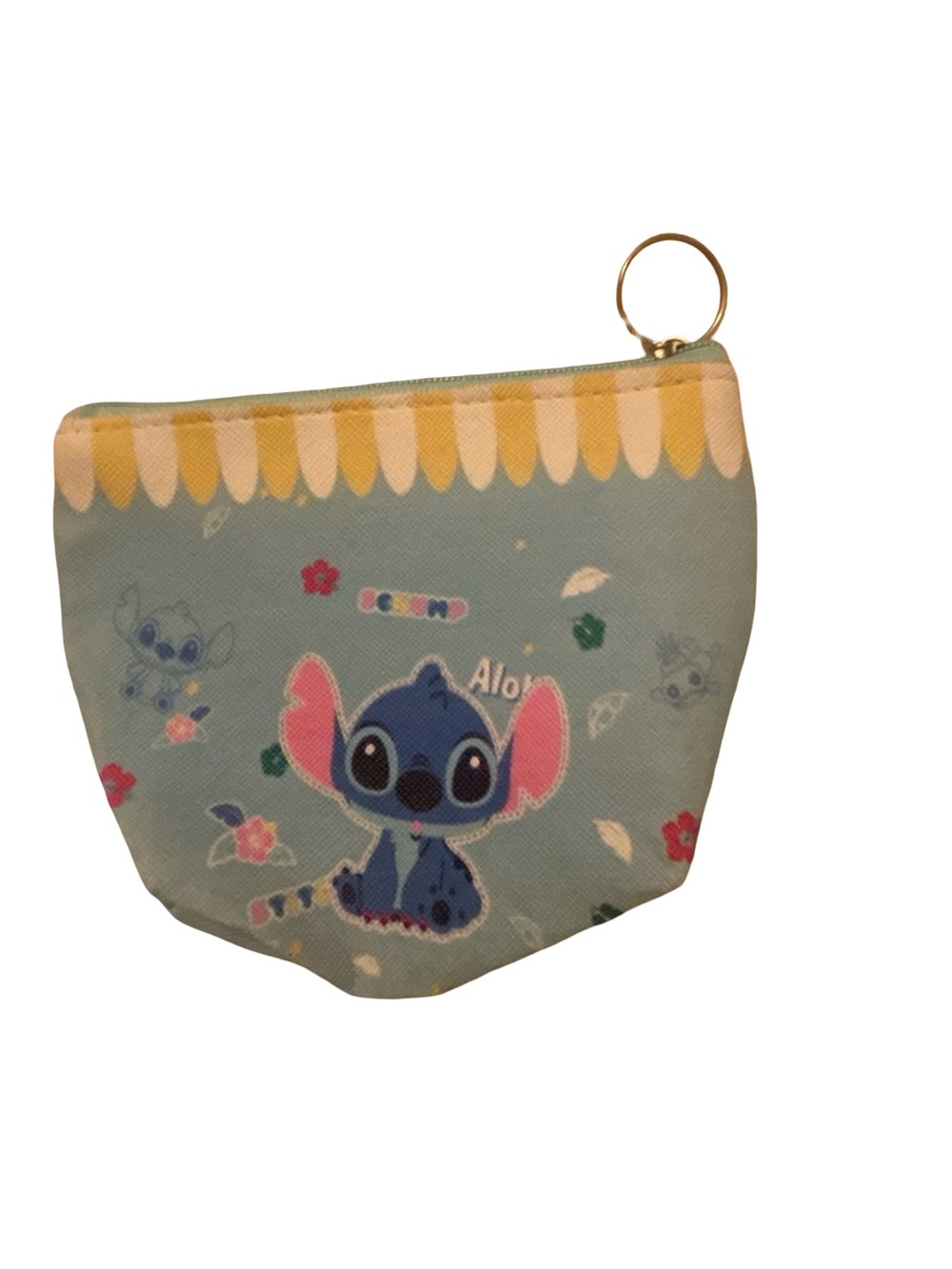 Stitch Blue Collectible Coin Pouch with Keyring